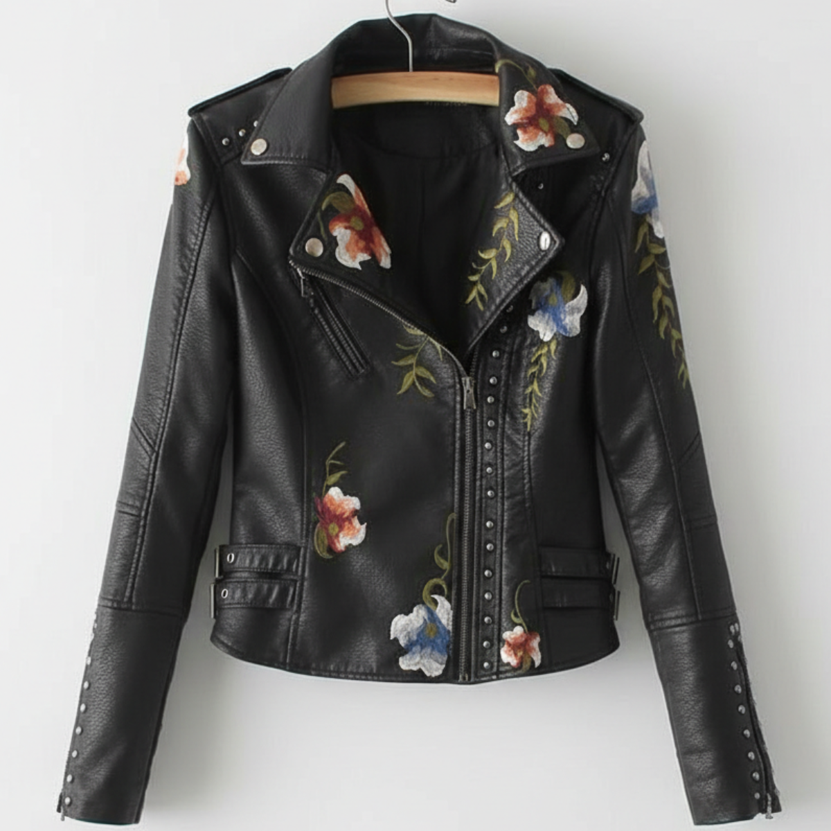 Anastasia Leather Flower Jacket