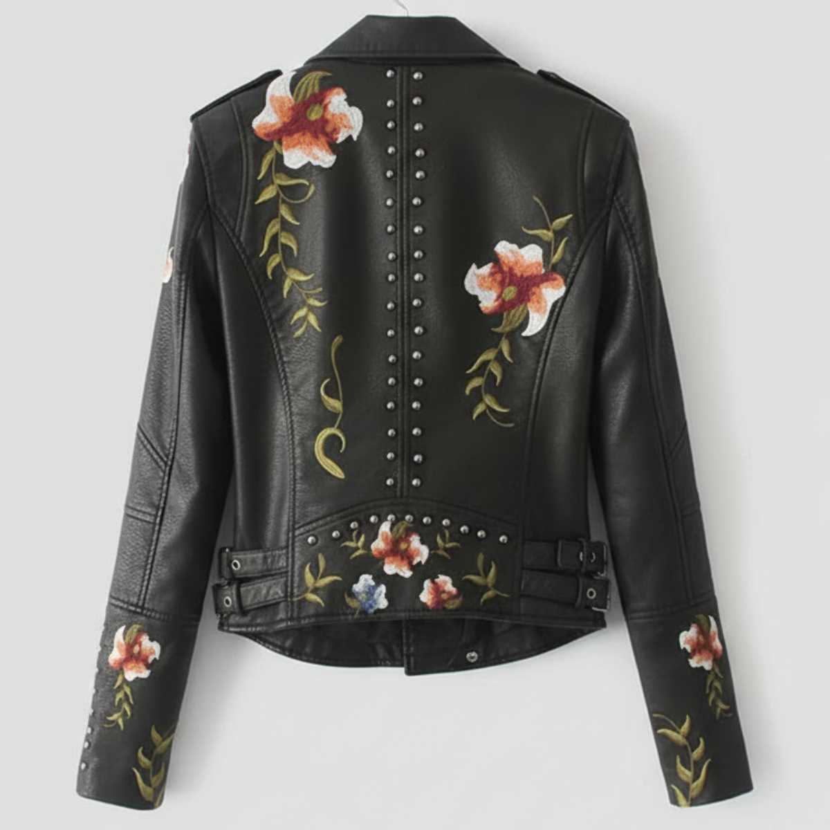 Anastasia Leather Flower Jacket