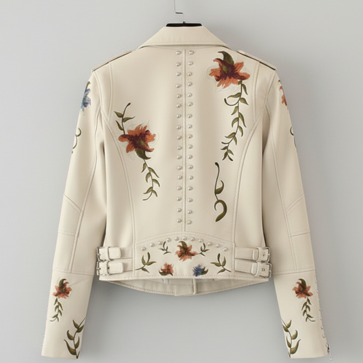 Anastasia Leather Flower Jacket