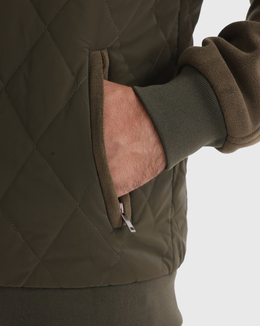 Tim diamond quilted Bomber Jacket