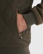 Tim diamond quilted Bomber Jacket