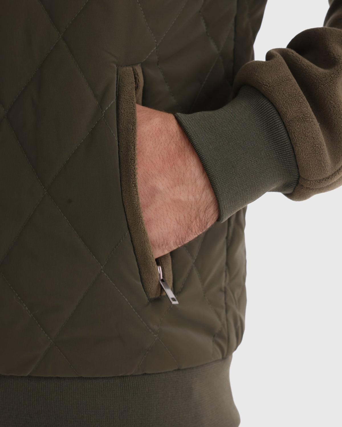 Tim diamond quilted Bomber Jacket
