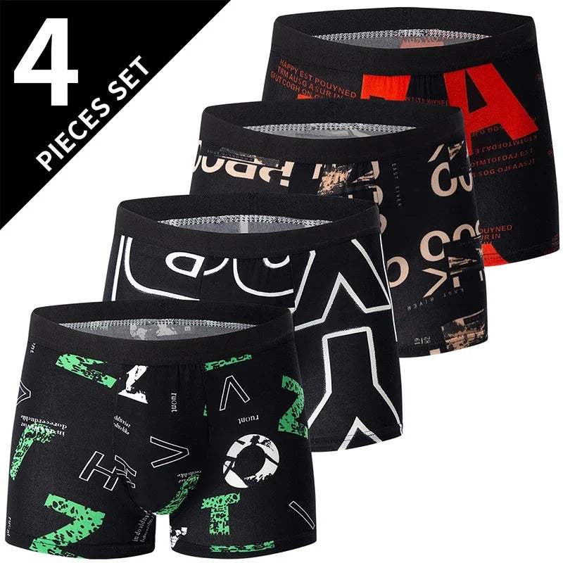 LUVINCE | 4-piece Premium Breathable Crotch Boxers