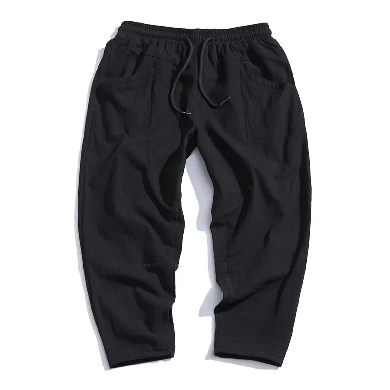 Dwight| Cropped Cotton Pants